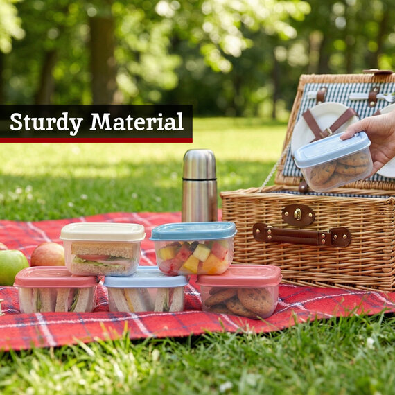 Set of 8 Multicolour Mini Storage Containers
