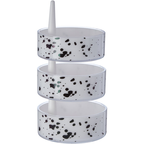 Rota 3 Piece Speckled Rotary Storage Set