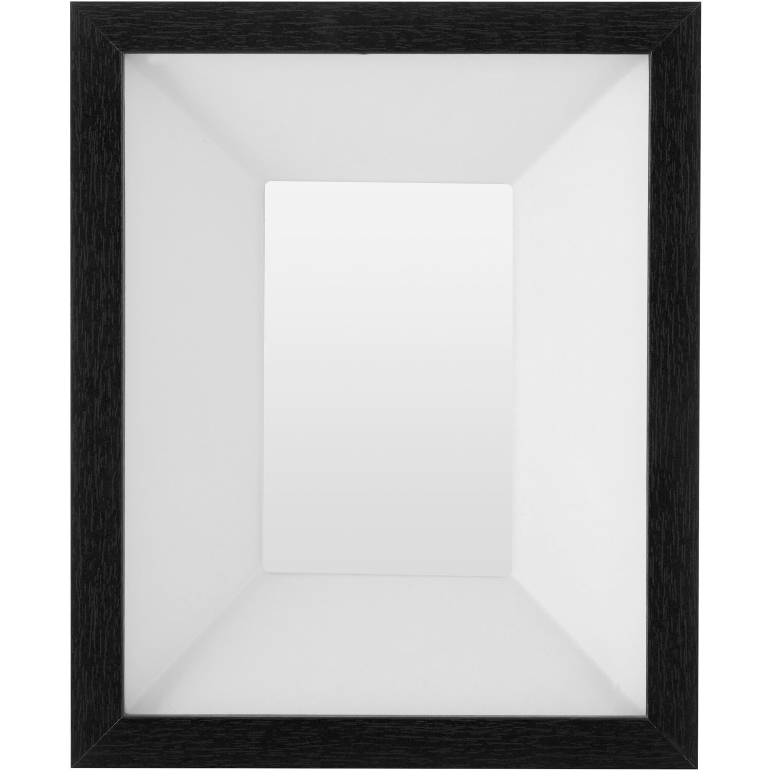 Maren 3D Box Design 4In X 6In Black Photo Frame - Black