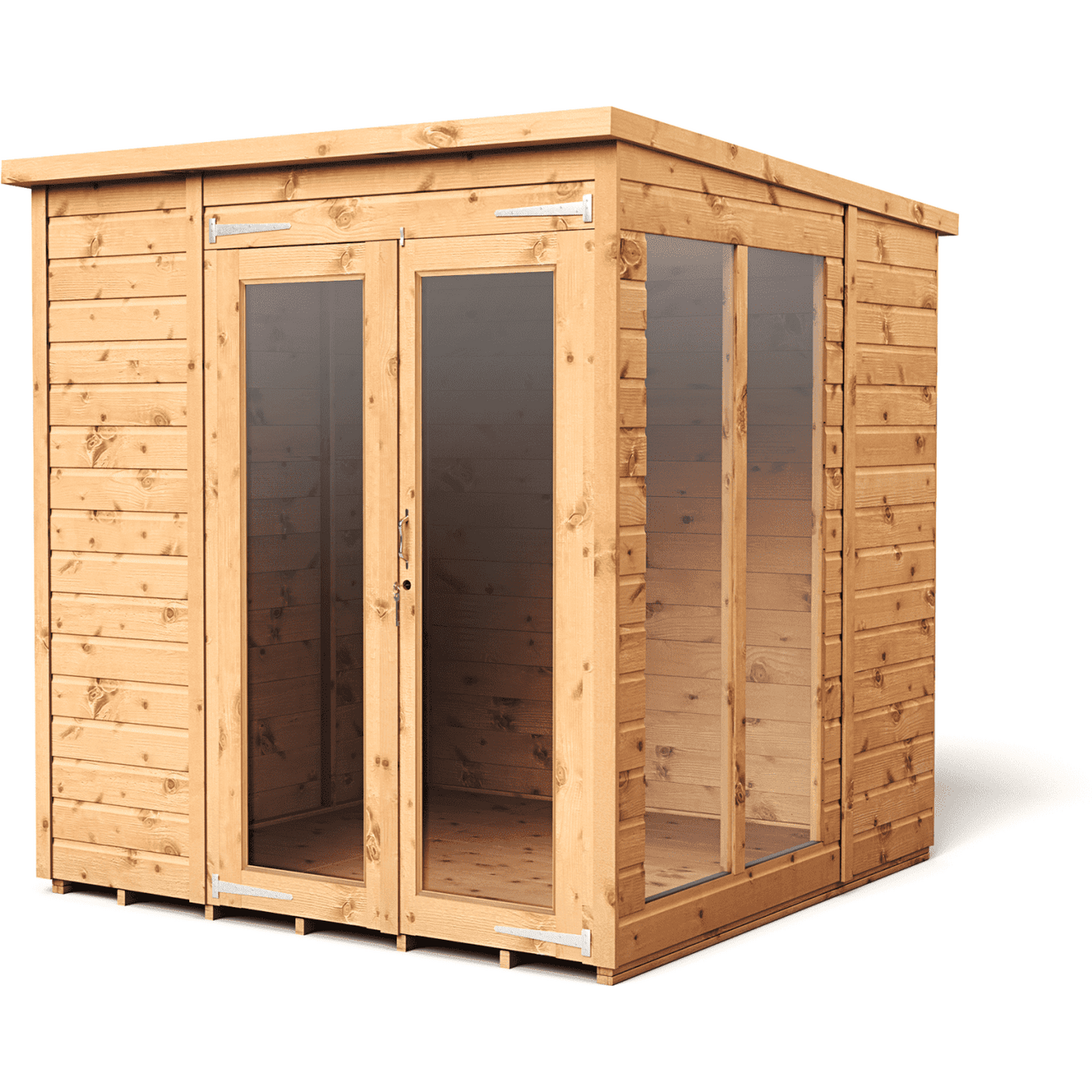 Empire Sheds Empire 6X6 Pent Summerhouse With Shiplap - Brown