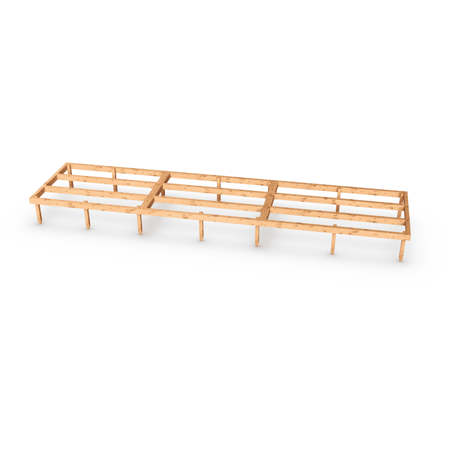 Empire Sheds 16X4 Empire Timber Shed Base - Green
