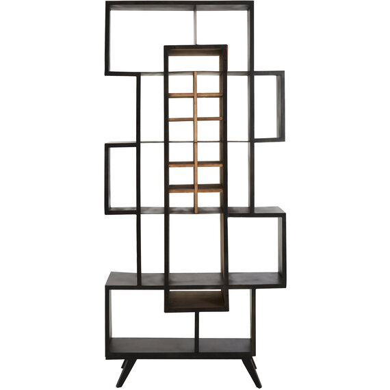 Mason Black Iron Frame Shelf Unit