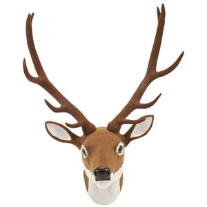 Wall Hanging Deer Heads Large - Grey