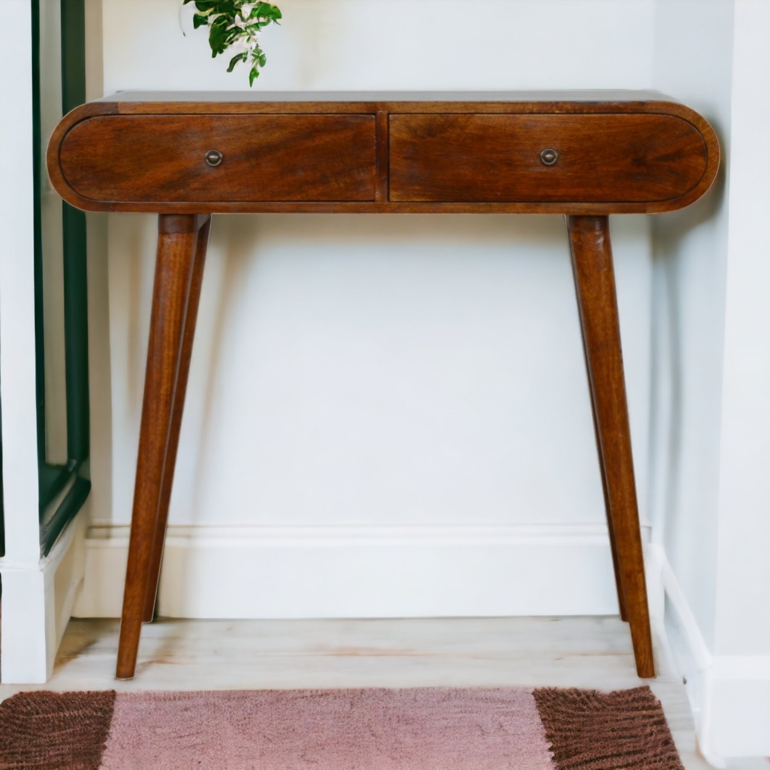 Artisan Furniture Solid Wood Chestnut London Console Table - Brown