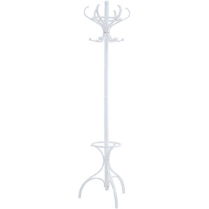 Kennedy 184cm White Finish Floor Standing Coat Stand
