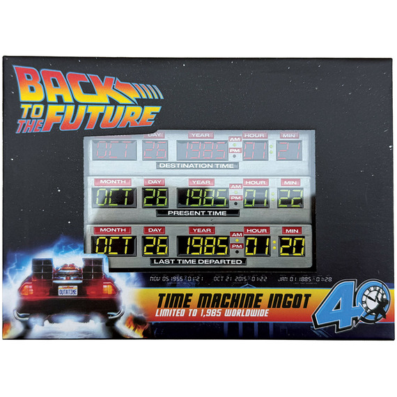 Back to the Future 40th Anniversary Time Circuits Ingot