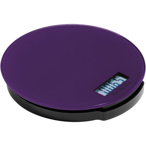 Zing Purple Glass Kitchen Scale - 2kg.