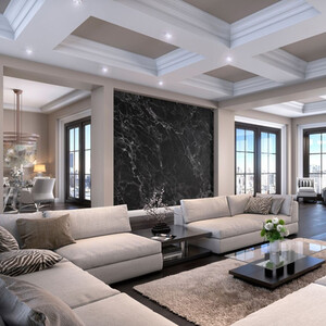 Marble Black Wall Mural