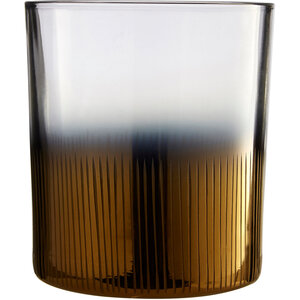 Complements Gold Glass Tealight Holder