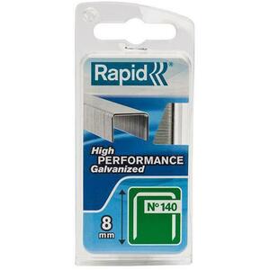 RAPID 140/8Nb 8mm Galvanised Staples Narrow Box 970
