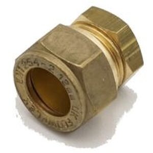 Prima Plus Compression Stop End 12mm - Brass - 21063391