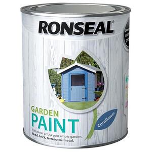 Ronseal Garden Paint Cornflower 750Ml
