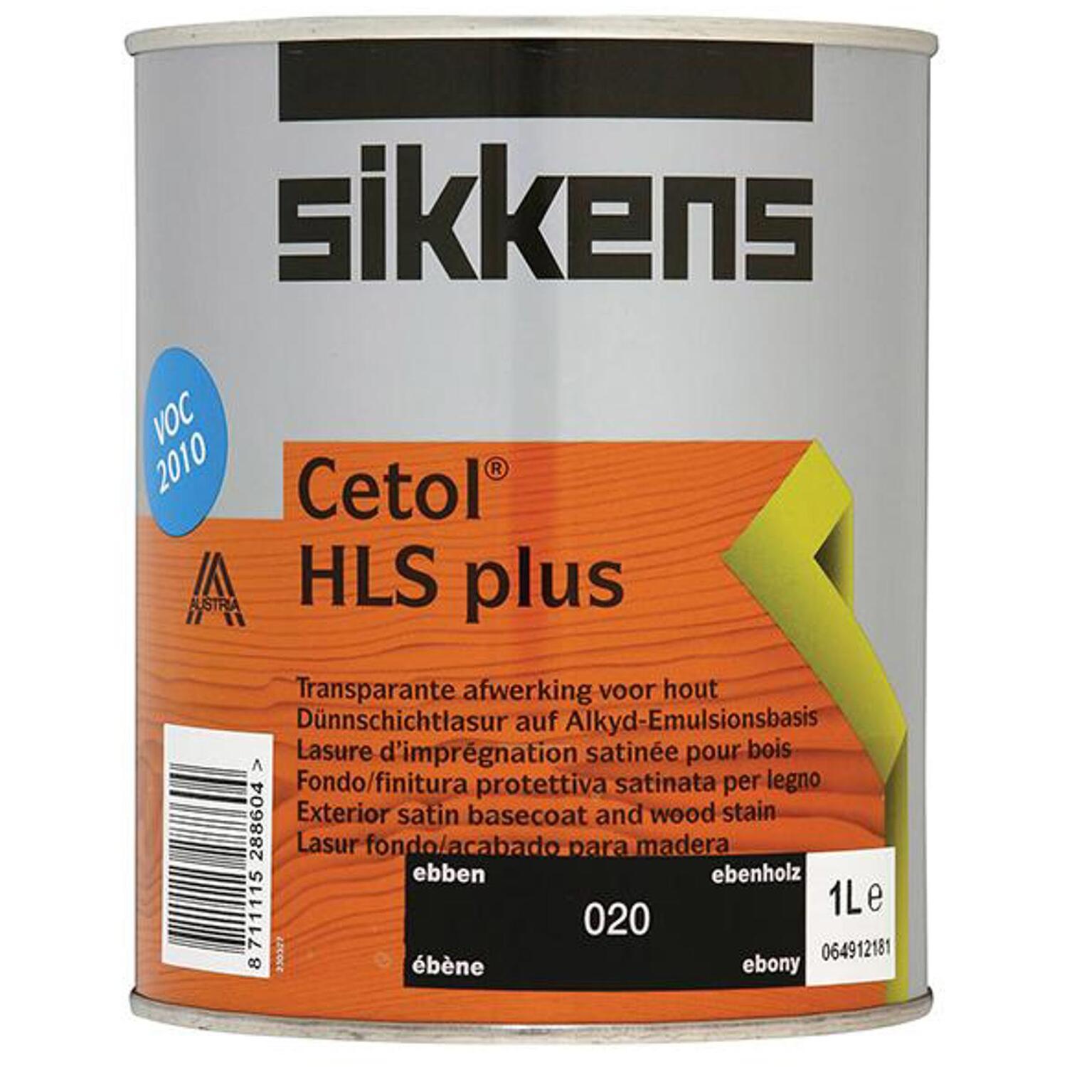 Sikkens SIKCHLSPE 1L Cetol HLS Plus Translucent Woodstain Ebony | Translucent formulation enhances wood with rich colour while allowing the grain pattern to show through. - Image 12