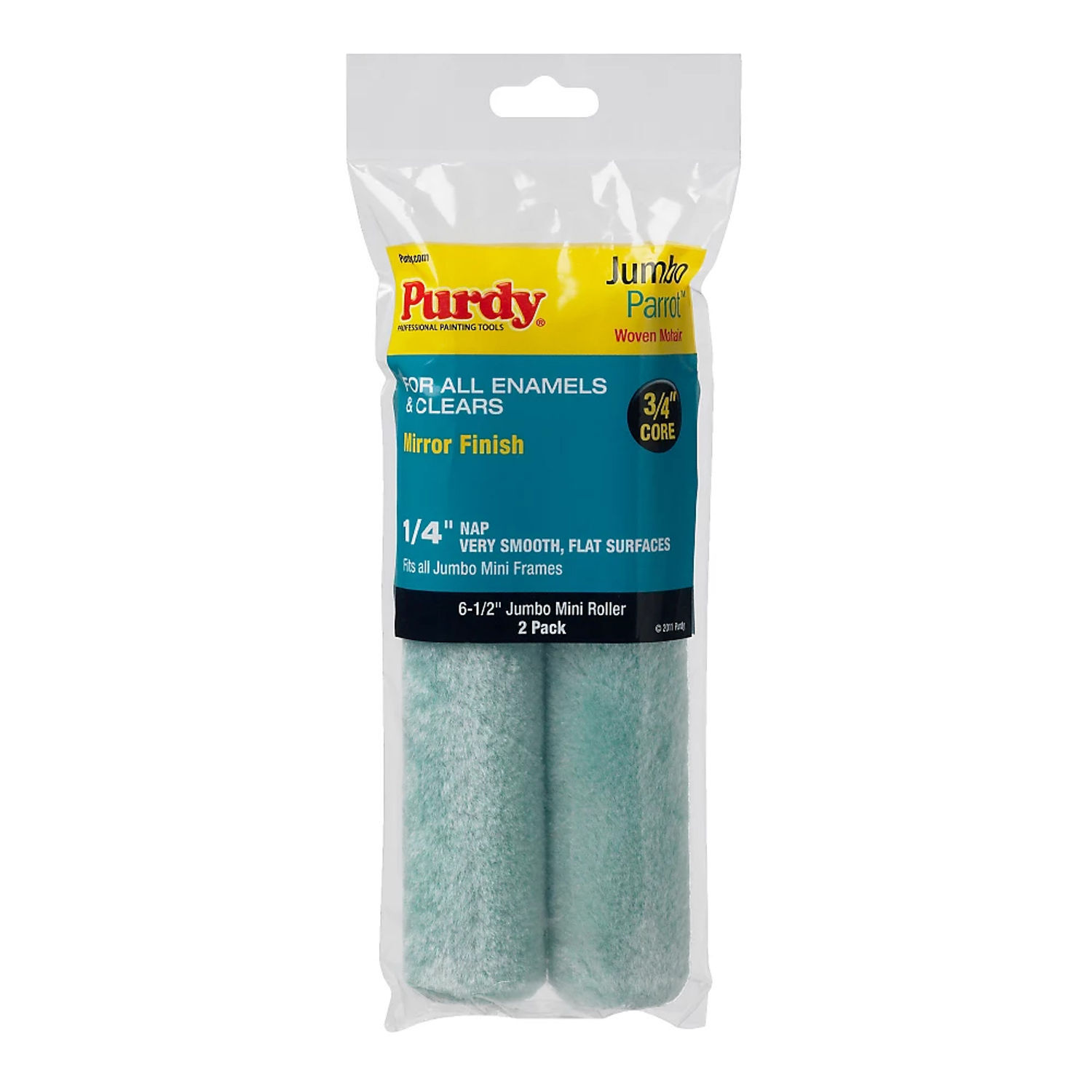 Purdy Parrot Jumbo Mini Roller Sleeves - Multi Colour