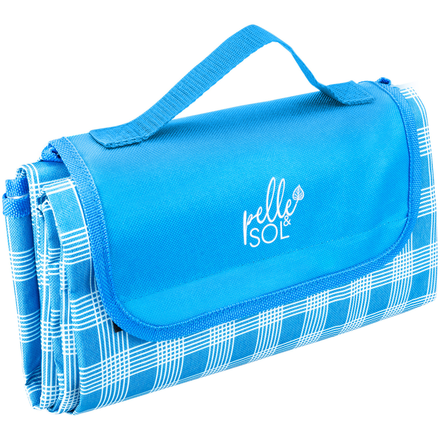 Pelle & Sol Light Blue Waterproof Picnic Blanket 200X140cm Outdoor Picnic Mat