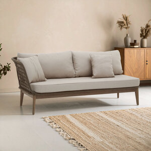 Opus Woven Rope Chaise Longue with Cushions