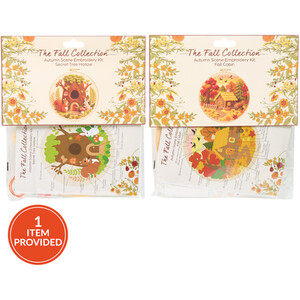 Autumn Scene Embroidery Kit