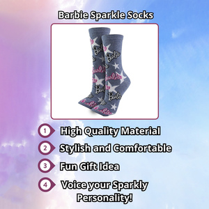 Ladies Cute & Funny Novelty Barbie Socks - Perfect Gifts for Barbie Fans