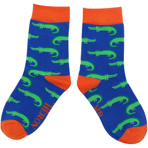 Soft Breathable Novelty Socks Miss Sparrow Mr Heron 2 Pack Boys Bamboo Animal Socks shot 16173784