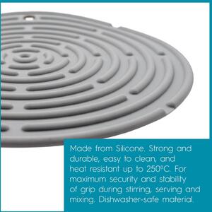Silicone Trivet - 18cm - Grey