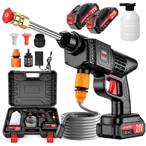 Cordless High Pressure Washer Gun 2 Battery