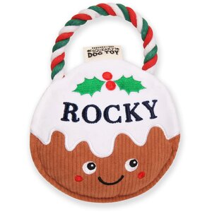 Pre-personalised Christmas Dog Toy Gift - Over 80 Titles - Rocky