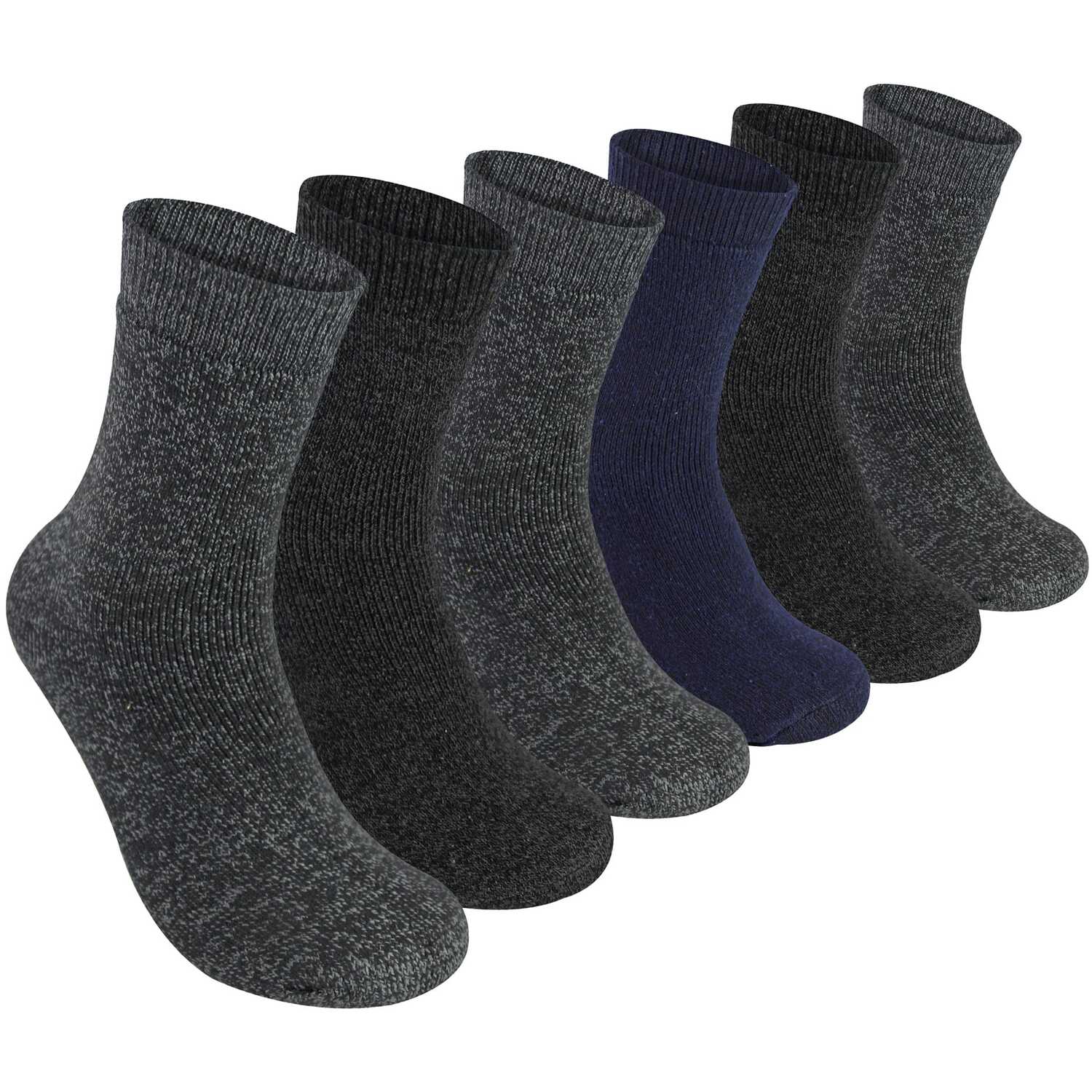 Sock Snob 6 Pack Boys Boot Socks | Outdoor Warm Hiking Socks