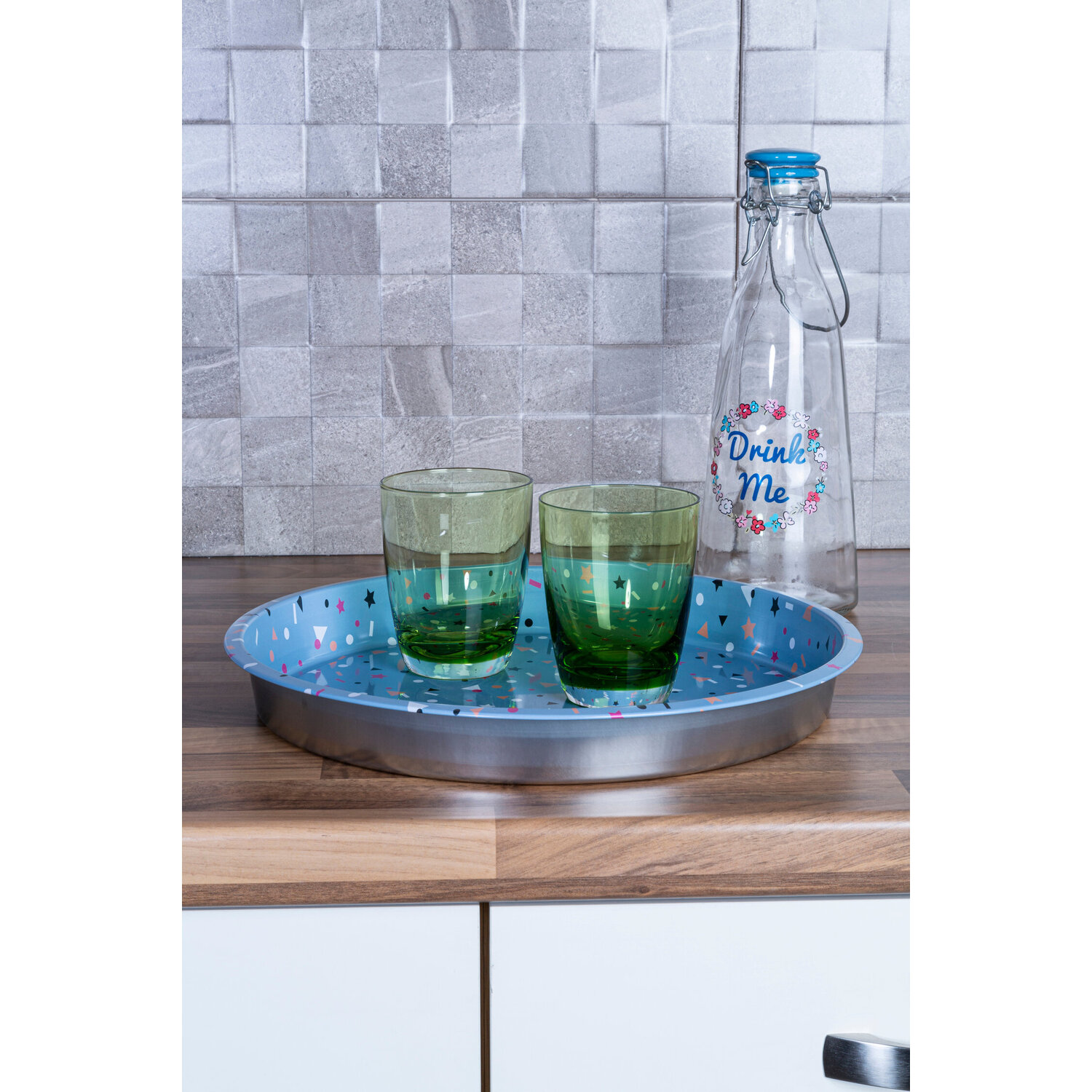 Maison By Premier Paice Stellar Serving Tray - Blue