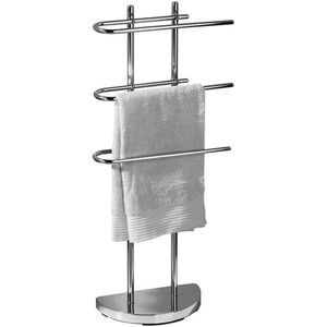 3 Tier Chrome Freestanding Towel Holder Rack