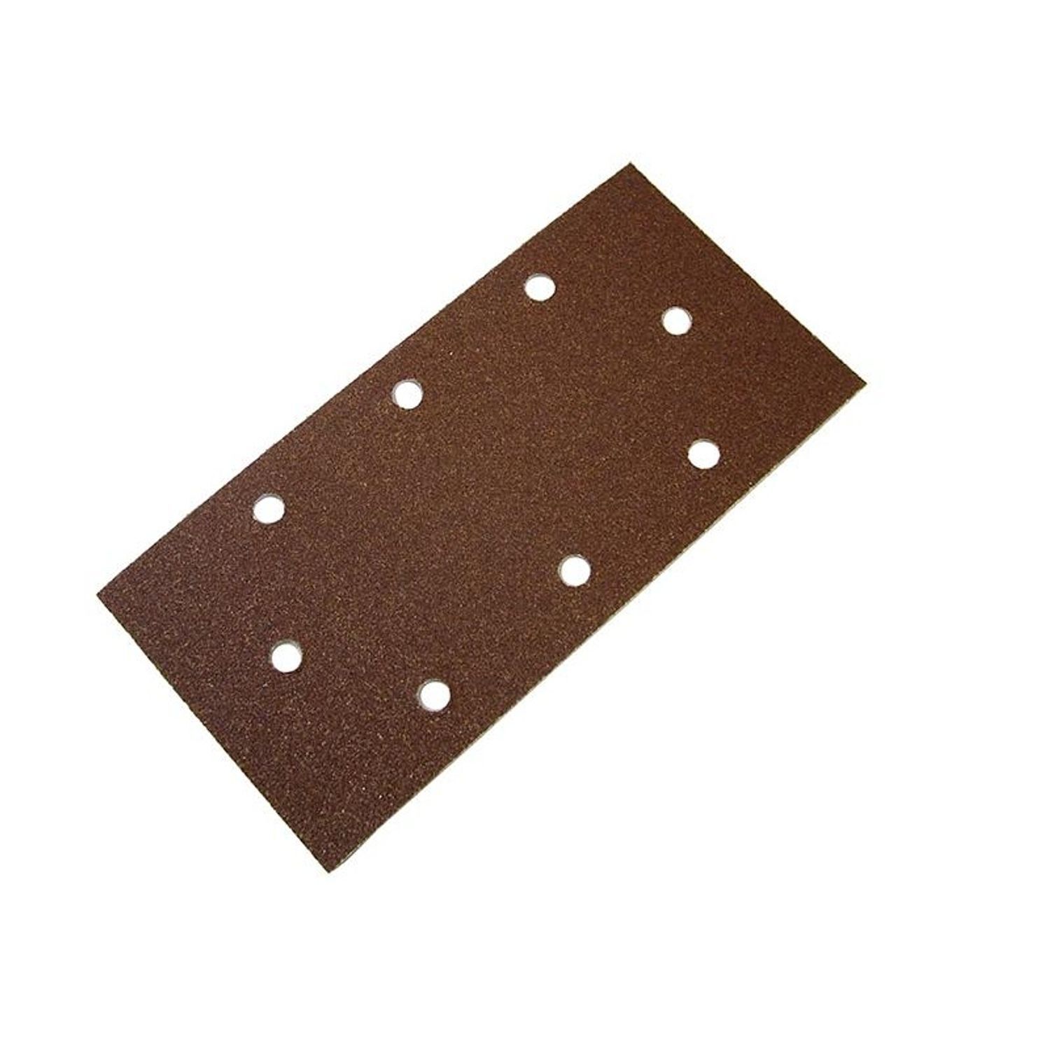 Faithfull 1/3 Sanding Sheet B/D Perforated Assorted (Pack 5) - Multi Colour