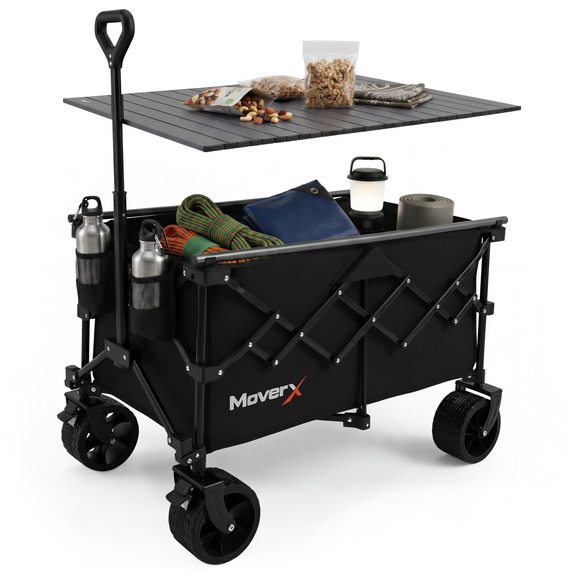 MoverX 200L Camping Tabletop Trolley - Black