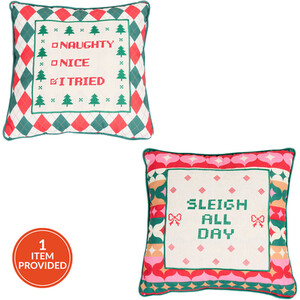 Christmas Slogan Cushion