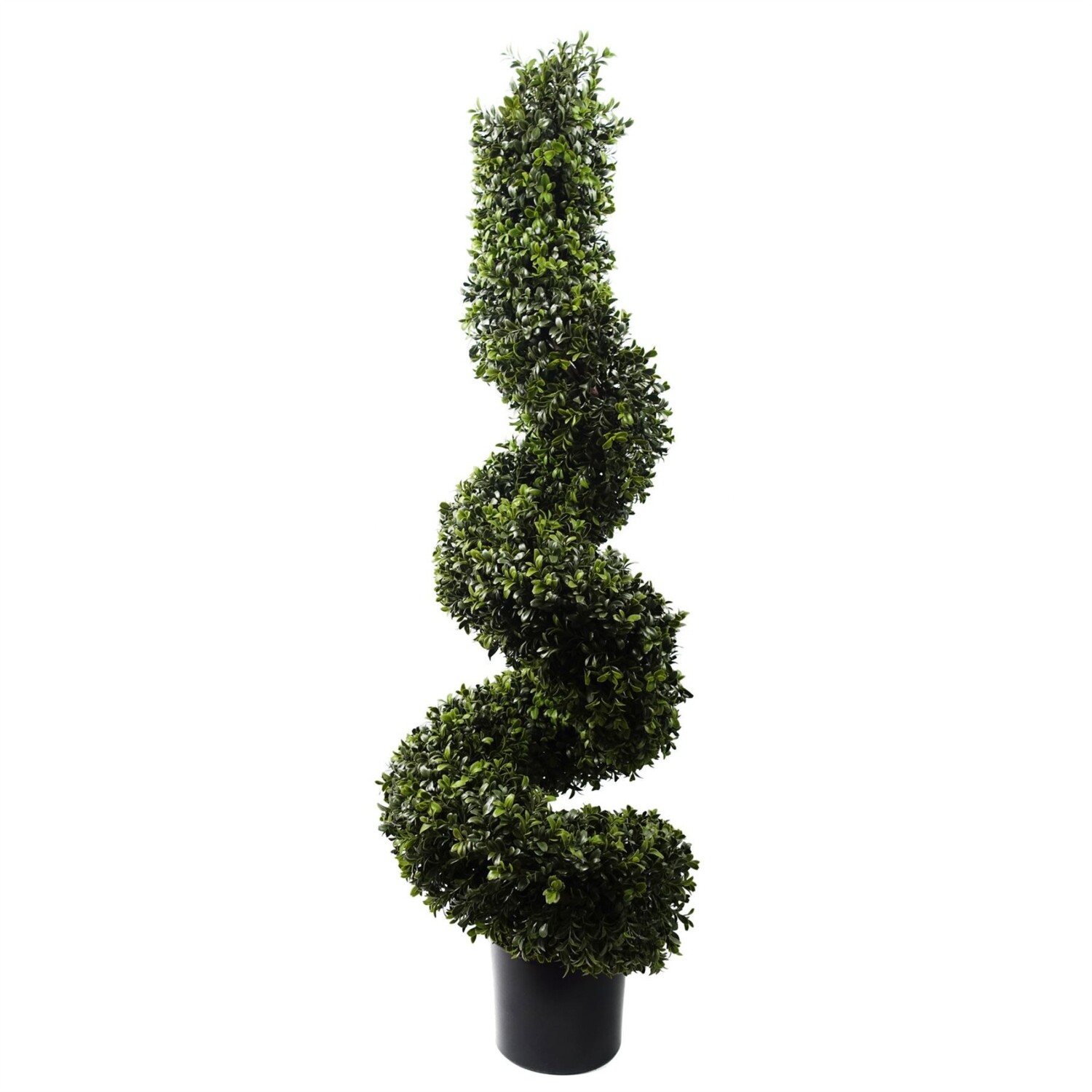 120cm UV Resistant Twisted Topiary Tree - Green