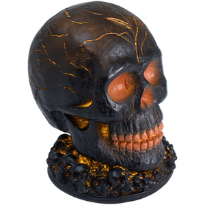Halloween LED Lava Skull Decoration