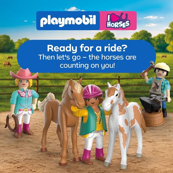 Playmobil Three Horses for Collecting