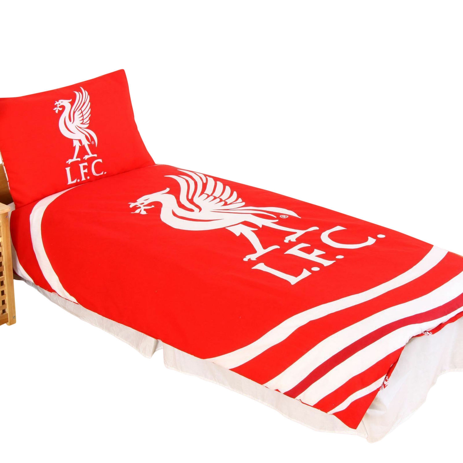 Liverpool Fc Duvet And Pillow Case Set - Red