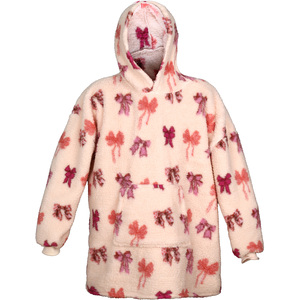 Adults Bow Sherpa Hoodie