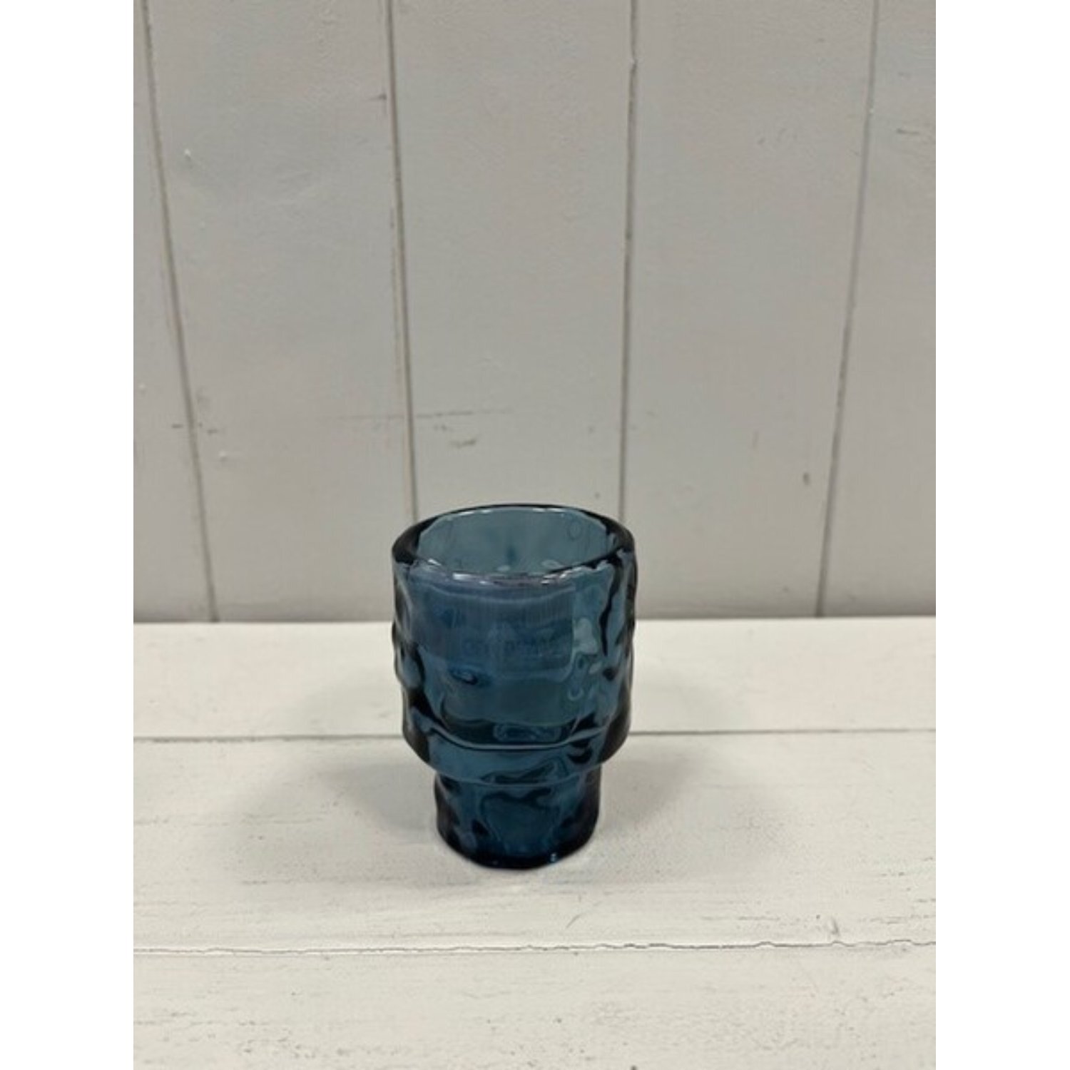 Kdmd Unisex Blue Large Textured Candle Holder - Image 2
