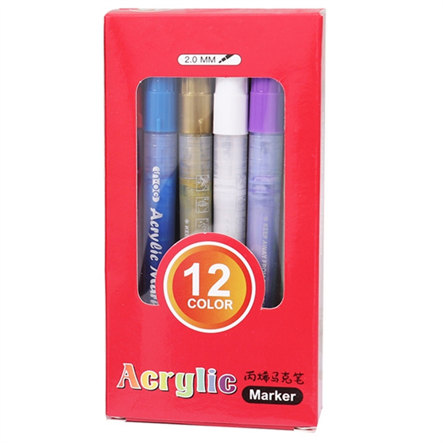 Foska Colouracrylicmarkerpens - Multi