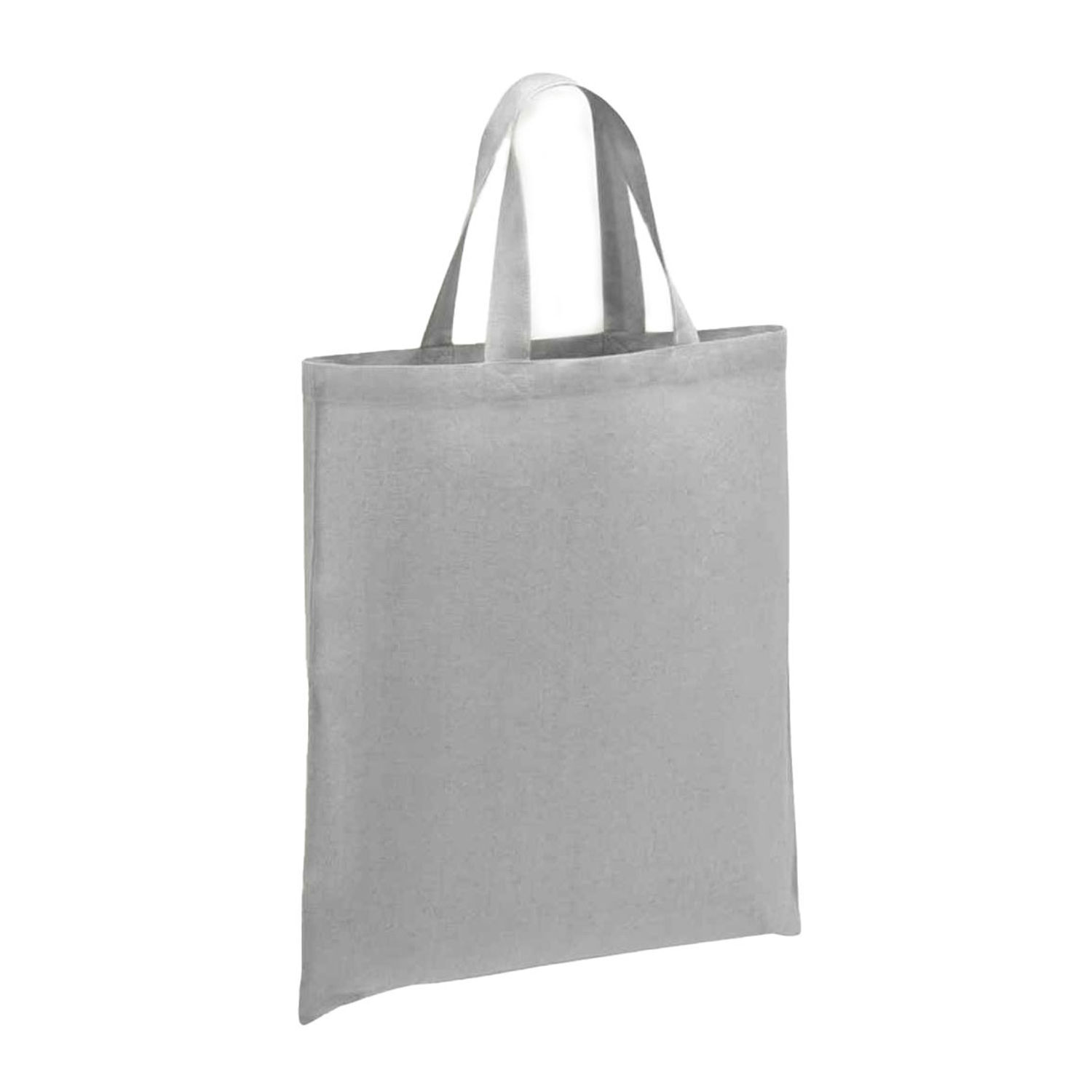 Brand Lab Cotton Short Handle Shopper Bag - Silver