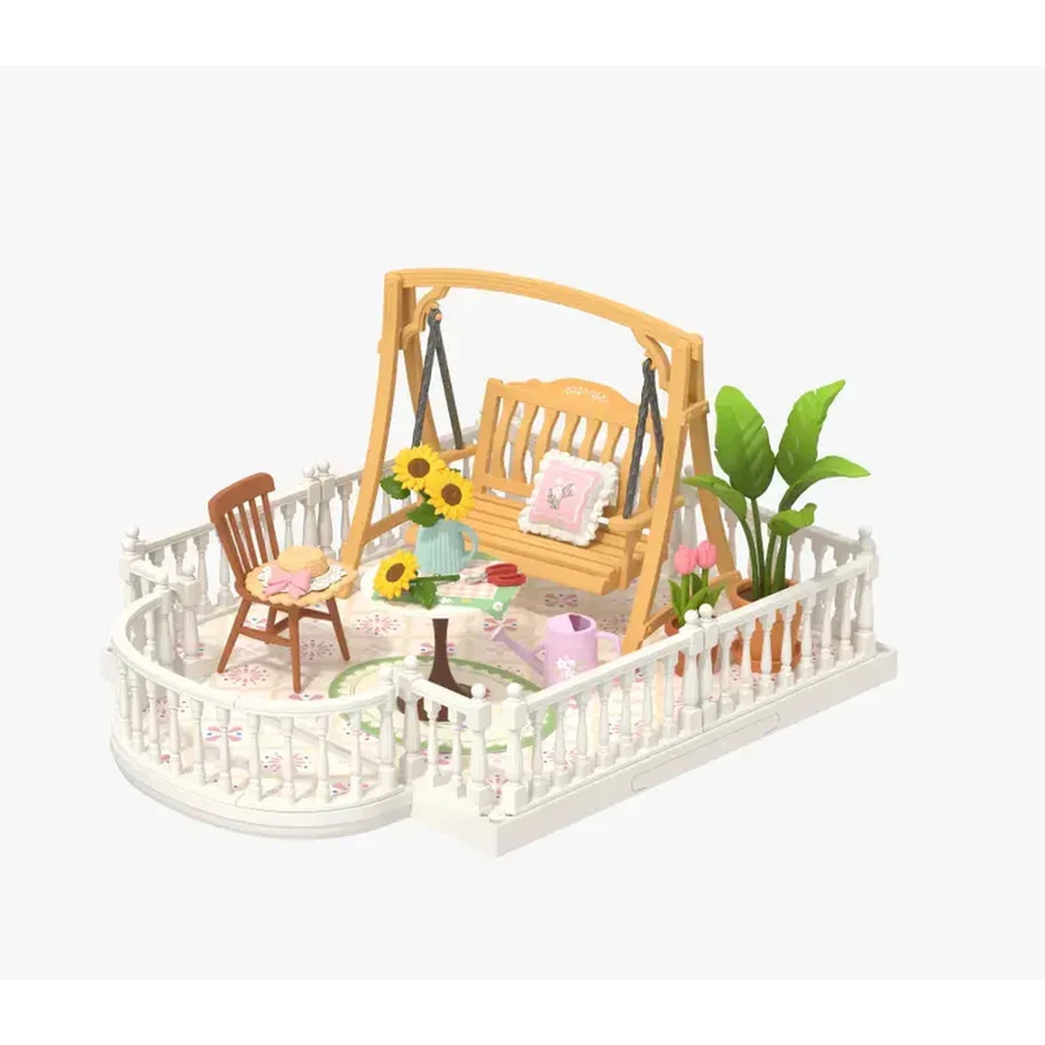 Syntego Diy Super Creator Terrace Extension Pack Miniature Add On Kit - Multi