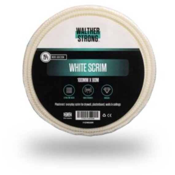 WALTHER STRONG WHITE SCRIM 100MM X 90M