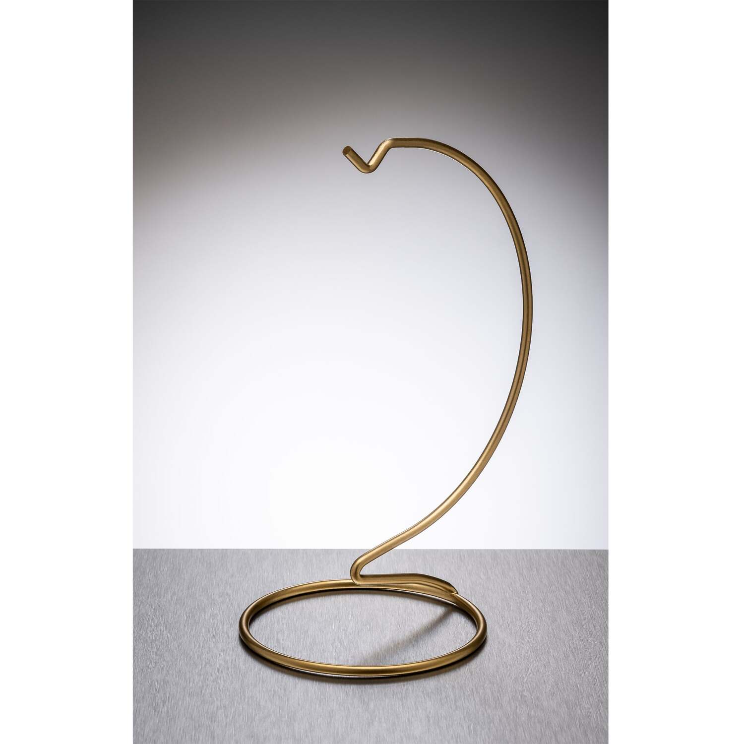 Sienna Glass Gold Metal Ornament Stand - Medium - Gold