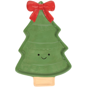 Cute Xmas Tree Plate