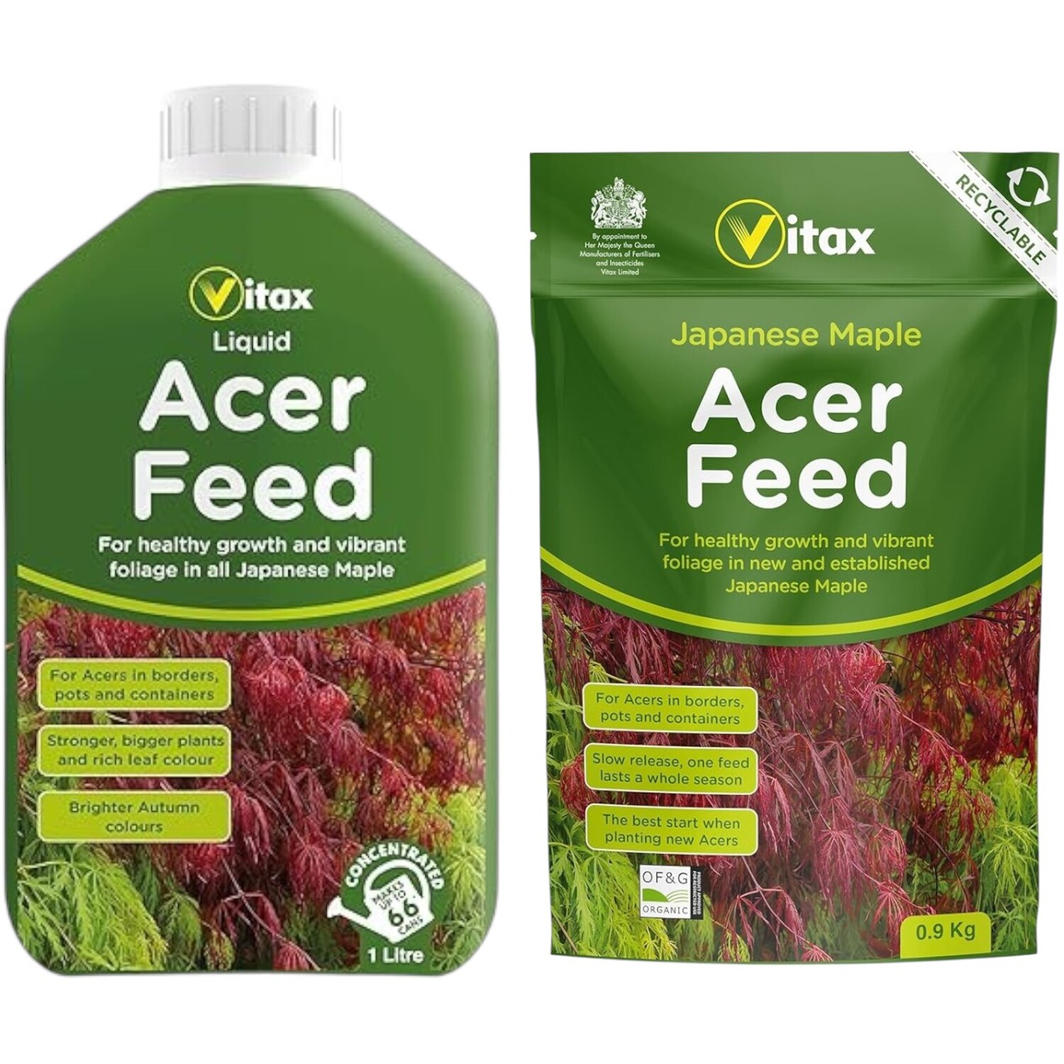 Vitax Acer Feed Granular and Liquid Fertiliser Mix for Healthy Japanese Maples - Image 2