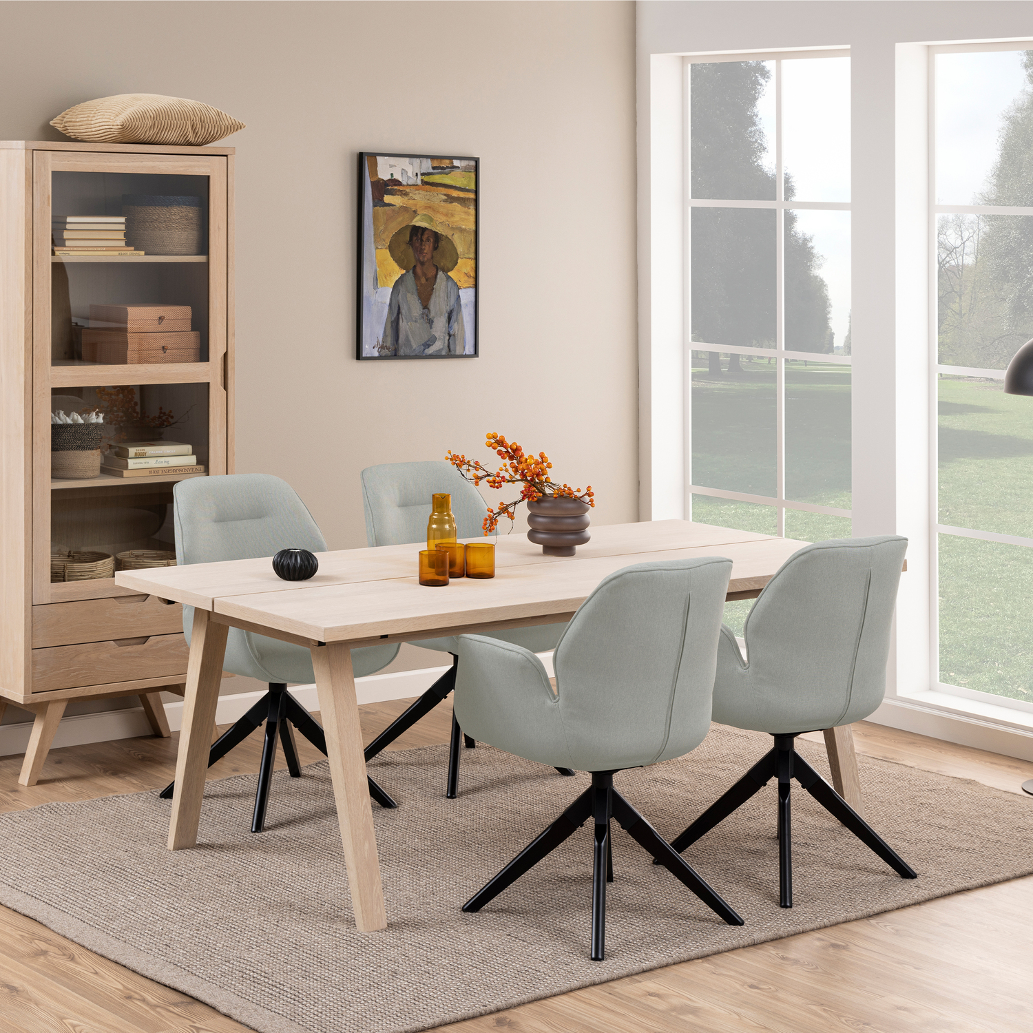 Furniture To Go A-Line Rectanglar Dining Table - White Oak