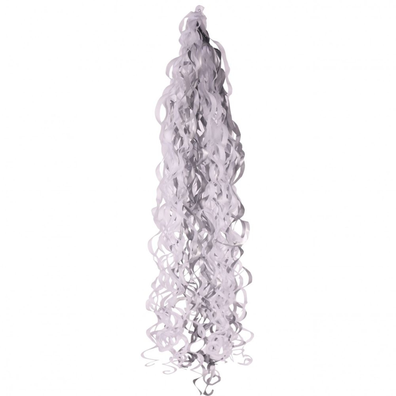 Kdmd Unisex White Metallic Silver & Balloon Tassels For 18 Inch Balloons 10 Pack - Image 2