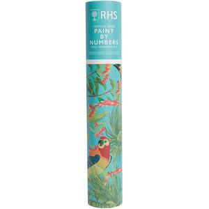 RHS Paint By Numbers Hanging Kit With 24 Paints & 3 Brushes, Multicoloured, 400 x 500 mm B