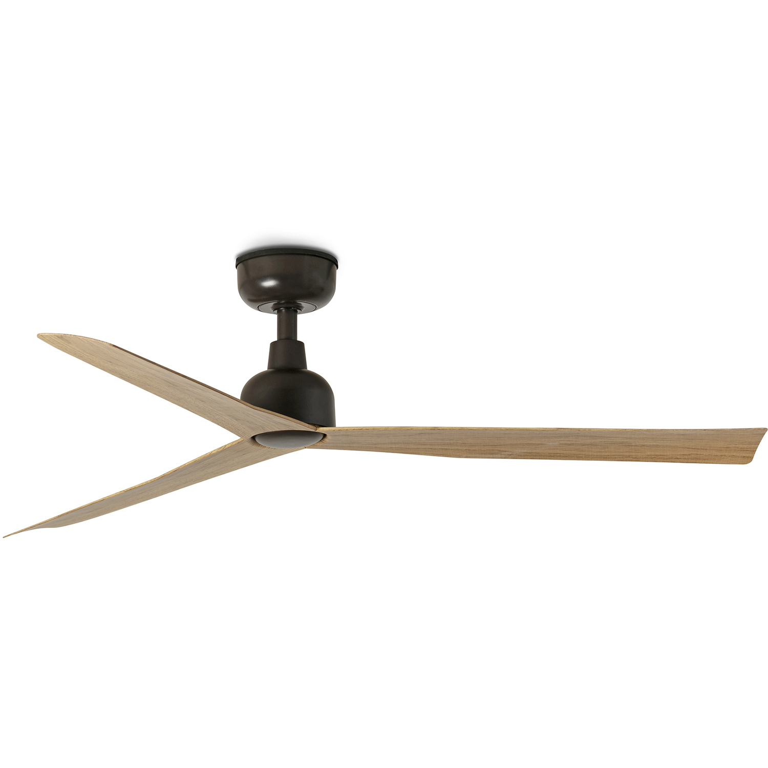 Marine 125cm Ceiling Fan Dark Brown, Oak Blades, IP44 - Image 2