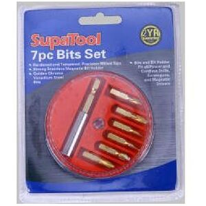 SupaTool 7 Piece Bits Set